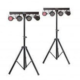 2x Ibiza DJLIGHT85 GigBar Lichtpaket Strobe, Par, Derby und Laser Disco Band